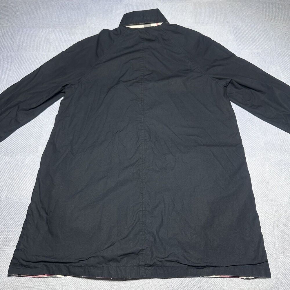 Pendleton Reversible Plaid Check & Black‎ Long Button Jacket Women's Size M/L - Picture 10 of 13